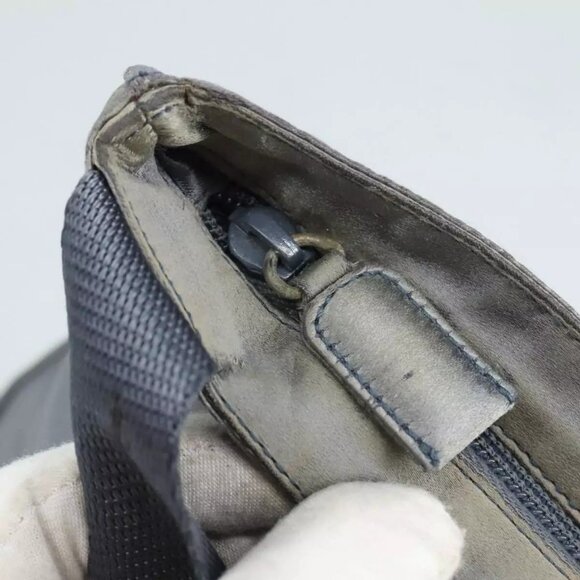 PRADA Shoulder Bag Satin Blue Auth - Picture 7 of 16